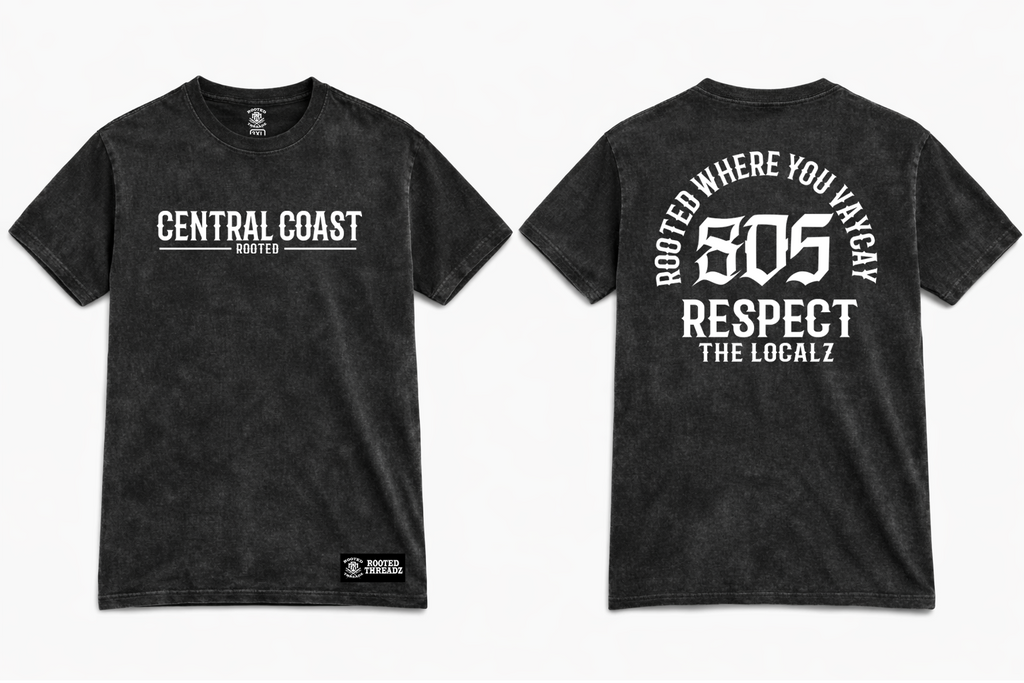 Rooted Where You Vaycay - Black Washed