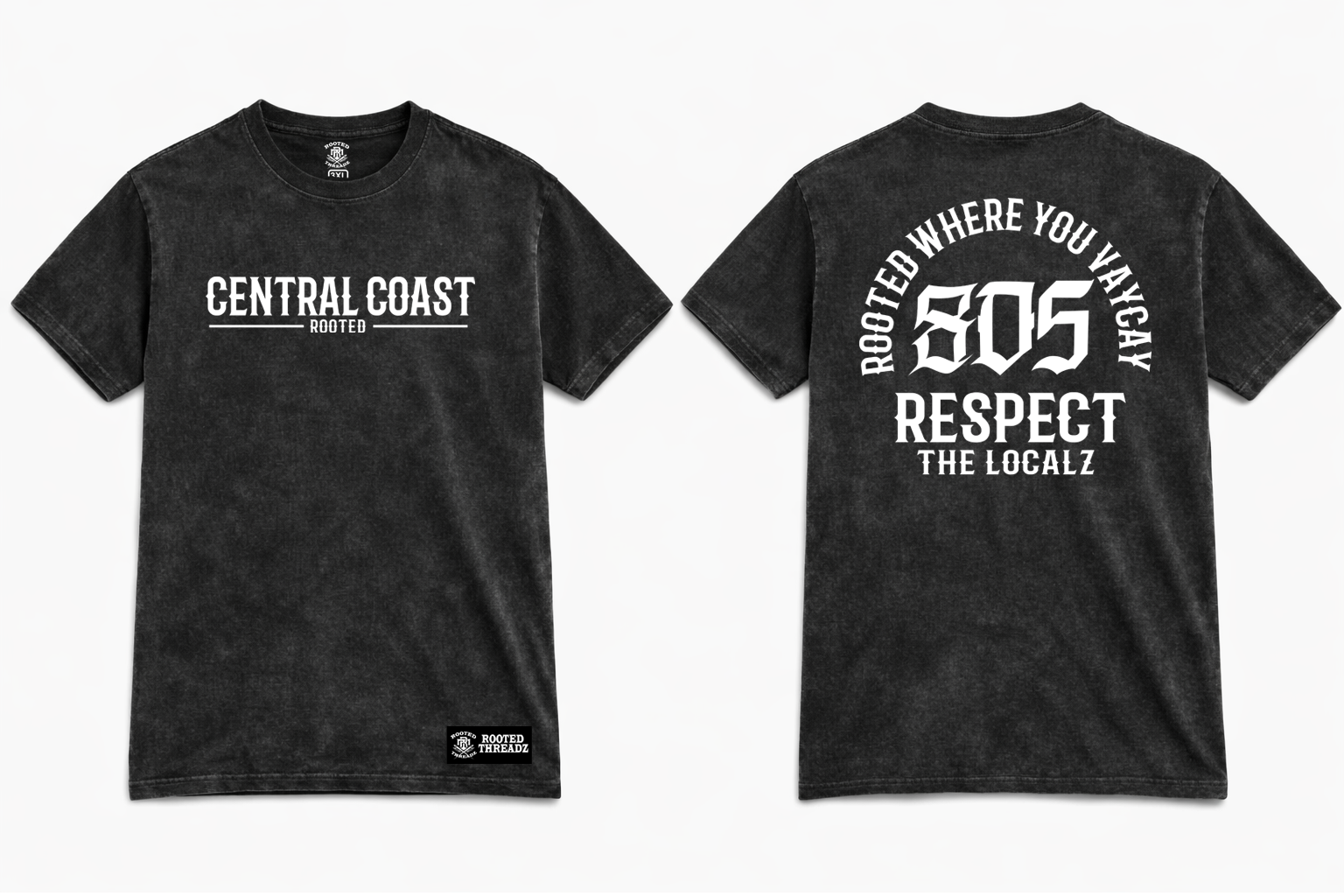 Rooted Where You Vaycay - Black Washed