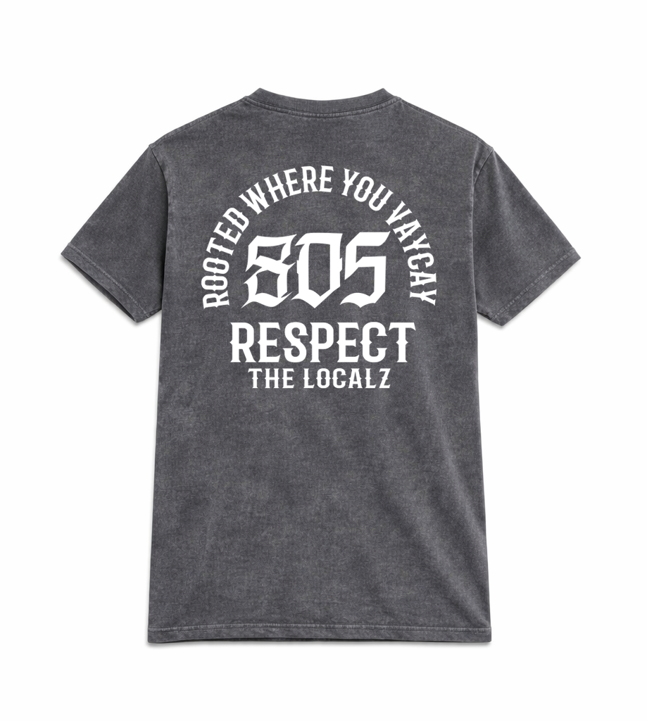 Rooted Where You Vaycay - Gray Washed