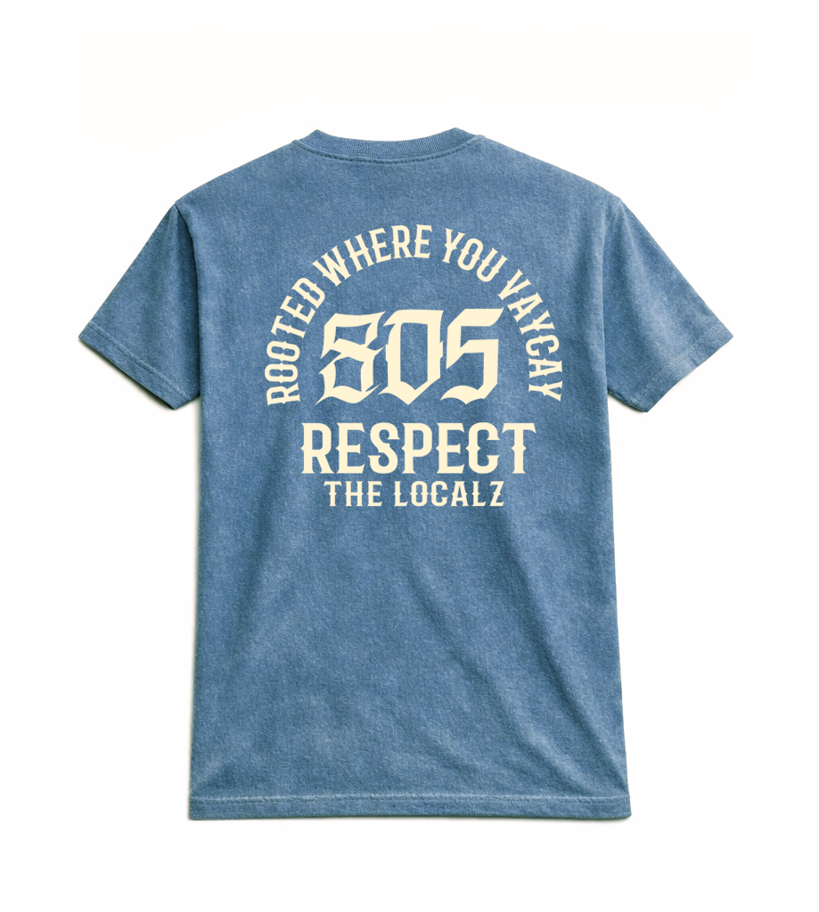 Rooted Where You Vaycay - Washed Denim