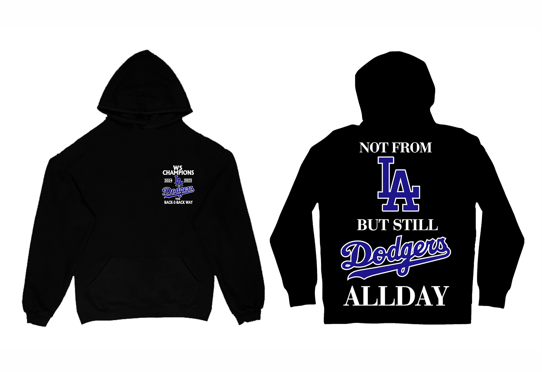 Not From LA - Black Hoodie