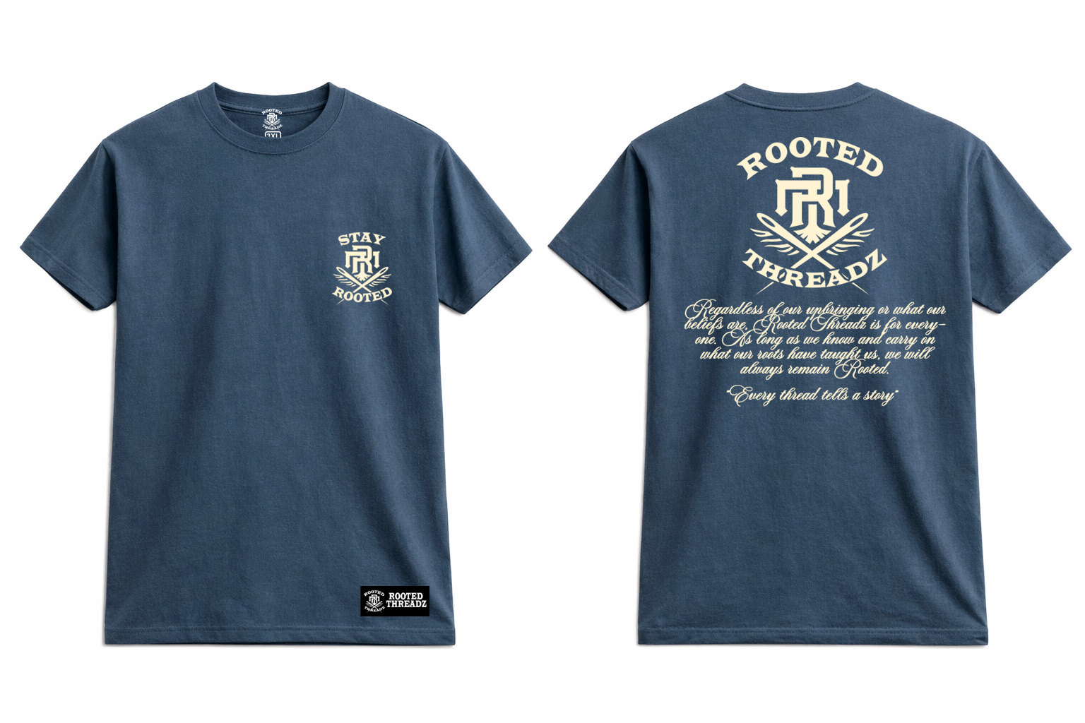 Stay Rooted - Blue Slate Blue