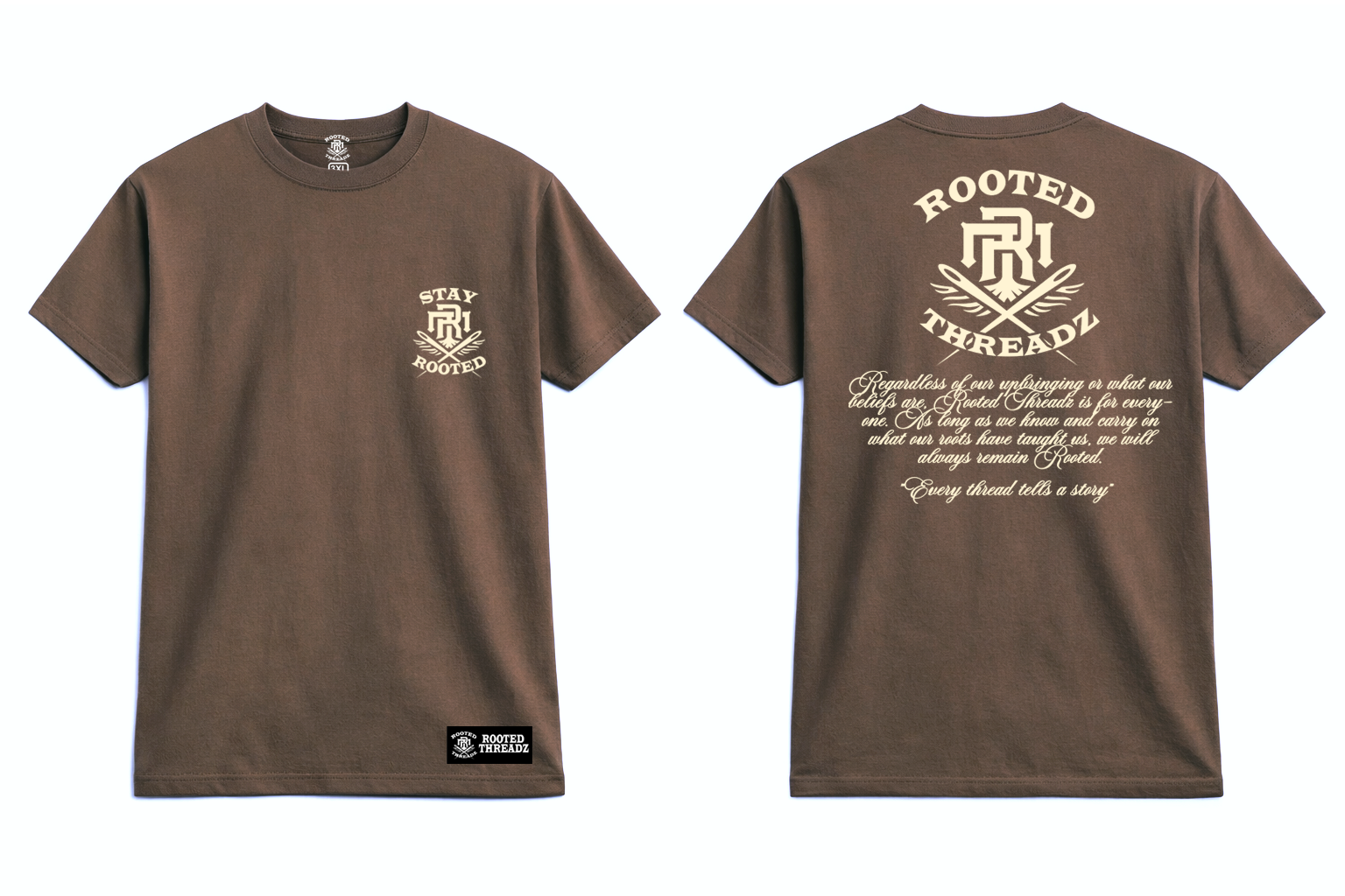 Stay Rooted - Brown Latte