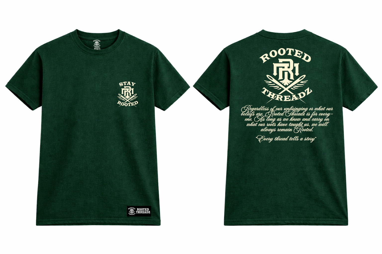 Stay Rooted - Moss Green